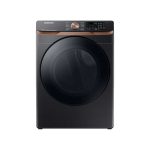 7.5 cu. ft. Smart Gas Dryer with Steam Sanitize+ and Sensor Dry in Brushed Black