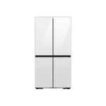 Bespoke 29 cu. ft. 4-Door Flex™ Refrigerator with Beverage Center™ & Customizable Door Panels in White Glass