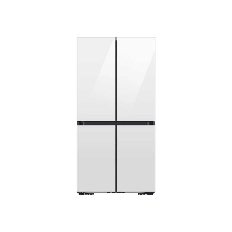 1-74.jpg Bespoke 29 cu. ft. 4-Door Flex™ Refrigerator with Beverage Center™ & Customizable Door Panels in White Glass - Image 1