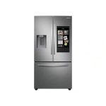 26.5 cu. ft. Large Capacity 3-Door French Door Refrigerator with Family Hub™ and External Water & Ice Dispenser in Stainless Steel