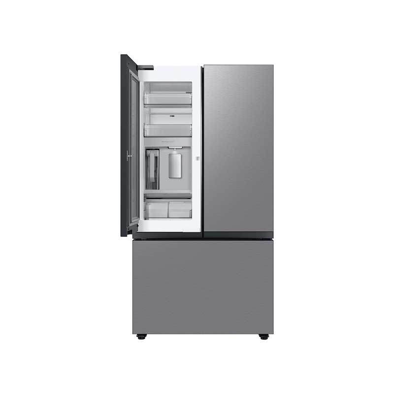 1-80.jpg Bespoke 3-Door French Door Refrigerator (30 cu. ft.) with Beverage Center™ in Stainless Steel - Image 1