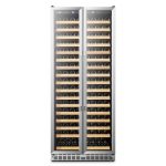LUXURY 257 BOTTLES DUAL DOOR WINE COOLER