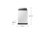 5.2 cu. ft. Large Capacity Smart Top Load Washer with Super Speed Wash in White - Image 2