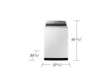 5.5 cu. ft. Extra-Large Capacity Smart Top Load Washer with Super Speed Wash in White - Image 2