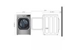 9.0 cu. ft. Mega Capacity Smart wi-fi Enabled Front Load Gas Dryer with TurboSteam and Built-In Intelligence - Image 2