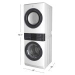 300 Series Laundry Tower Single Unit Washer & Gas Dryer - Image 2