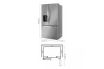 26 cu. ft. Smart Counter-Depth MAX™ French Door Refrigerator - Image 2