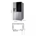 27 cu.ft. Smart Side-By-Side InstaView® Door-in-Door® Refrigerator with Craft Ice - Image 2