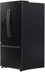 36 Inch French Door Refrigerator with 27 Cu. Ft. Capacity, Filtered Water/Ice Dispenser, All Around Cooling, Adjustable SpillProof Shelves, Door Alarm, Star-K Certified, Energy Star Certified, and ADA Compliant: Fingerprint Resistant Black Stainless Steel - Image 2