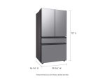 Bespoke 4-Door French Door Refrigerator (29 cu. ft.) with Beverage Center™ in Stainless Steel - Image 2