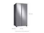 23 cu. ft. Smart Counter Depth Side-by-Side Refrigerator in Stainless Steel - Image 2