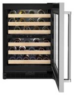 24″ Undercounter Wine Cellar with Glass Door and Wood-Front Racks - Image 2