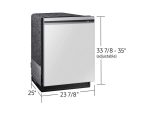espoke AutoRelease Smart 42dBA Dishwasher with StormWash+™ and Smart Dry in White Glass - Image 2