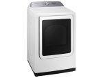 7.4 cu. ft. Smart Electric Dryer with Steam Sanitize+ in White - Image 3