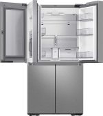 36 Inch 4-Door Flex™ Smart Refrigerator with 29 Cu. Ft. Capacity, Beverage Center, Dual Ice Maker, FlexZone™, Triple Cooling, Clean Guard Handles, UV Deodorizing Filter, Wi-Fi Enabled, ADA Compliant, and Energy Star Rated: Fingerprint Resistant Stainless Steel - Image 3