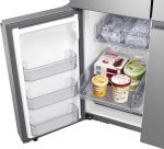 36 Inch Smart 4-Door Flex™ Refrigerator with 29 Cu. Ft. Capacity, AutoFill Water Pitcher, Dual Ice Maker, FlexZone Storage, Flex Crisper, UV Deodorizing Filter, Triple Cooling, and ADA Compliant: Fingerprint Resistant Stainless Steel - Image 3