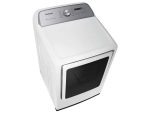 7.4 cu. ft. Smart Electric Dryer with Steam Sanitize+ in White - Image 4