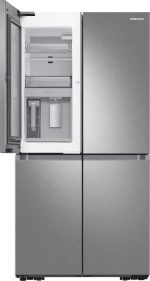 36 Inch 4-Door Flex™ Smart Refrigerator with 29 Cu. Ft. Capacity, Beverage Center, Dual Ice Maker, FlexZone™, Triple Cooling, Clean Guard Handles, UV Deodorizing Filter, Wi-Fi Enabled, ADA Compliant, and Energy Star Rated: Fingerprint Resistant Stainless Steel - Image 4