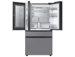 Bespoke 4-Door French Door Refrigerator (29 cu. ft.) with Beverage Center™ in Stainless Steel - Image 4