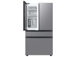 Bespoke 4-Door French Door Refrigerator (29 cu. ft.) with Beverage Center™ in Stainless Steel - Image 5