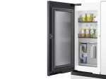 Bespoke 4-Door French Door Refrigerator (23 cu. ft.) with Beverage Center™ in White Glass - Image 7
