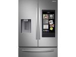 26.5 cu. ft. Large Capacity 3-Door French Door Refrigerator with Family Hub™ and External Water & Ice Dispenser in Stainless Steel - Image 7