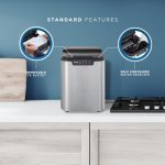 25 lbs. Countertop Ice Maker in Stainless Steel - Image 5