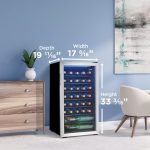 36 Bottle Free-Standing Wine Cooler in Stainless Steel - Image 3