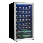 36 Bottle Free-Standing Wine Cooler in Stainless Steel - Image 8