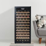 94 Bottle Free-Standing Wine Cooler in Black - Image 4
