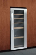 24″ Wine Cellar, 160-Bottle, Smooth Racks, Absorption Cooling, Stainless Steel - Image 2