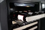 50 Bottle Black Built-in Wine Refrigerator - Image 4