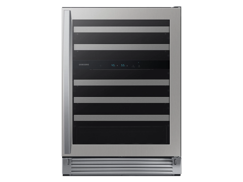 RW51TS338SR_01_Silver_Scom.webp 51-Bottle Wine Cooler Refrigerator in Stainless Steel - Image 1