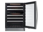 51-Bottle Wine Cooler Refrigerator in Stainless Steel - Image 5