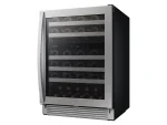 51-Bottle Wine Cooler Refrigerator in Stainless Steel - Image 3