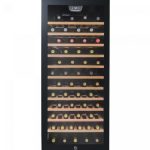 94 Bottle Free-Standing Wine Cooler in Black