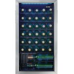 36 Bottle Free-Standing Wine Cooler in Stainless Steel