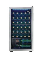 36 Bottle Free-Standing Wine Cooler in Stainless Steel