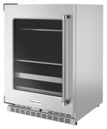 24″ Beverage Center with Glass Door and Metal-Front Racks - Image 3