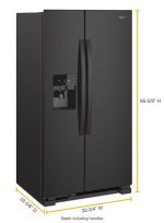 33-inch Wide Side-by-Side Refrigerator – 21 cu. ft. - Image 6