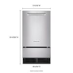 18″ Automatic Ice Maker with Stainless Steel Finish - Image 8