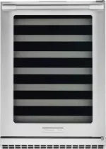 24″ Wine Cooler, 48-Bottle, Maple Racks, Custom Temp, ADA, Sabbath, Theater Lighting, Right Hinge.