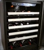 50 Bottle Black Built-in Wine Refrigerator - Image 2