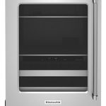 24″ Beverage Center with Glass Door and Metal-Front Racks