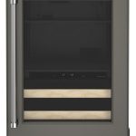 24″ Panel-Ready Beverage Center with Wood-Front Racks