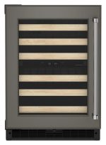 24″ Panel-Ready Undercounter Wine Cellar with Wood-Front Racks