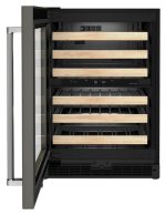 24″ Panel-Ready Undercounter Wine Cellar with Wood-Front Racks - Image 3