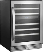 24″ Undercounter Wine Center, 51-Bottle Capacity, Dual Zones, LED Lighting, Reversible Door. - Image 2