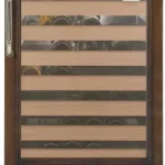 24″ Undercounter Wine Reserve, 57 Bottles, 7 Slide-Out Racks, LED Lighting, ADA Compliant.