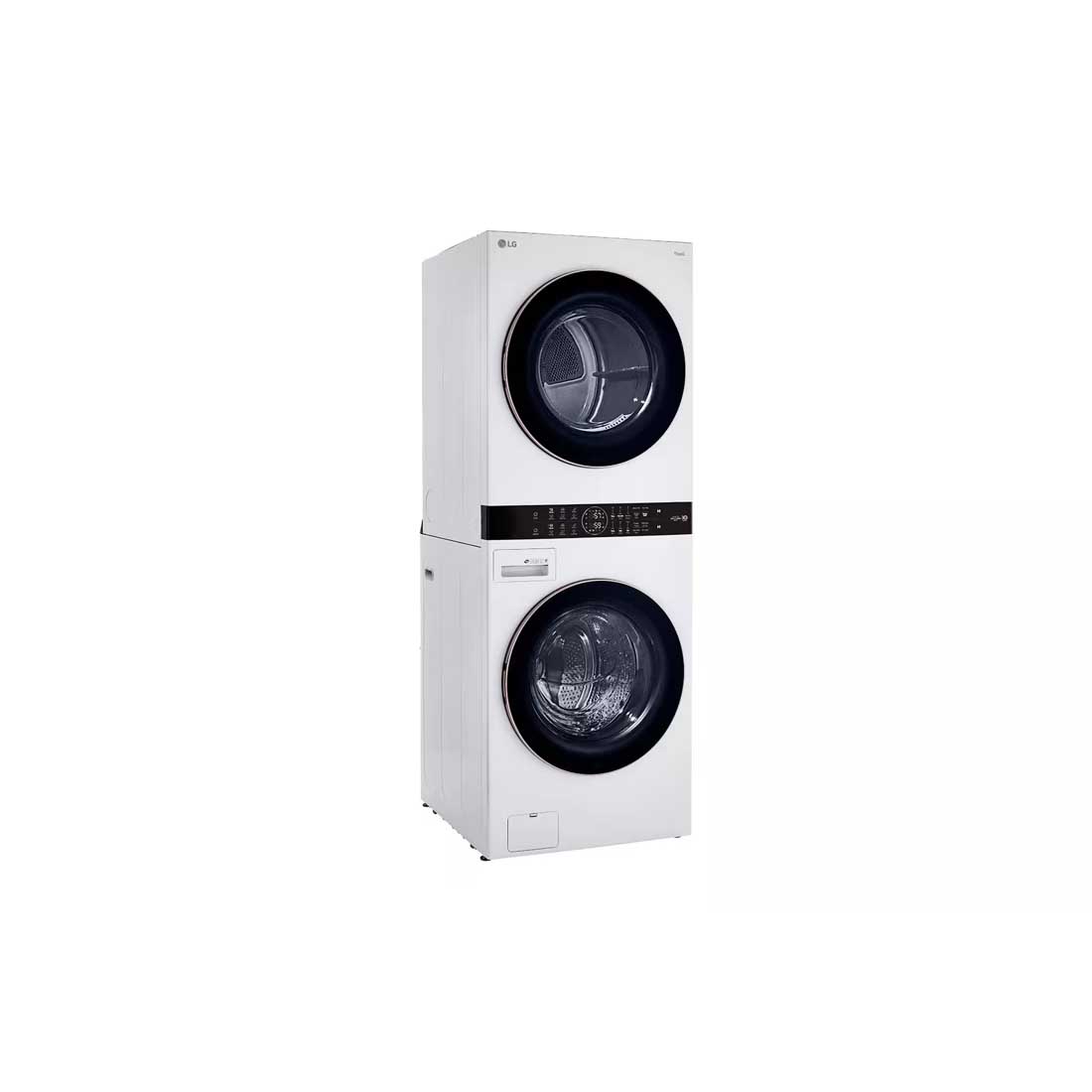 Single Unit Front Load LG WashTower with Center Control 4.5 cu. ft. Washer and 7.4 cu. ft. Electric Dryer